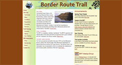 Desktop Screenshot of borderroutetrail.org